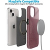 image:imageCasely iPhone 15 Case  Moody Monochrome  Bordeaux Rose  Compatible with MagSafe  Classic Ultra Thin Design