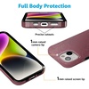 image:imageCasely iPhone 15 Case  Moody Monochrome  Bordeaux Rose  Compatible with MagSafe  Classic Ultra Thin Design