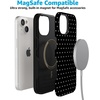 image:imageCasely iPhone 15 Case  On the Dot  Black Polka Dot  Bold Protective Design  Compatible with MagSafe