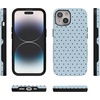 image:imageCasely iPhone 15 Case  On the Dot  Blue amp Brown Polka Dot  Bold Protective Design  Compatible with MagSafe