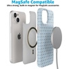 image:imageCasely iPhone 15 Case  On the Dot  Blue amp Brown Polka Dot  Compatible with MagSafe  Classic Ultra Slim Design