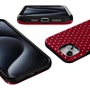 image:imageCasely iPhone 15 Case  On the Dot  Maroon Polka Dot  Bold Protective Design  MagSafe Compatible Design