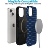 image:imageCasely iPhone 15 Case  On the Dot  Navy Polka Dot  Bold Protective Design  Compatible with MagSafe