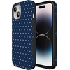 image:imageCasely iPhone 15 Case  On the Dot  Navy Polka Dot  Bold Protective Design  Compatible with MagSafe
