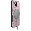 image:imageCasely iPhone 15 Case  On the Dot  Pink amp Brown Polka Dot  Bold Protective Design  Compatible with MagSafe
