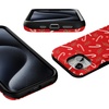 image:imageCasely iPhone 15 Case  Peppermint Kiss  Candy Cane  Bold Protective Design  MagSafe Compatible Design