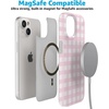 image:imageCasely iPhone 15 Case  Pink Plaid  Sunday Best  Compatible with MagSafe  Classic Ultra Slim Design
