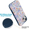 image:imageCasely iPhone 15 Case  Poppy Meadows  Pastel Floral  Bold Protective Design  Compatible with MagSafe