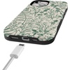 image:imageCasely iPhone 15 Case  Sage Garden  Green Floral  Bold Protective Design  Compatible with MagSafe