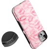 image:imageCasely iPhone 15 Case  Sealed with a Kiss  Pink Lipstick  Bold Protective Design  Compatible with MagSafe