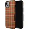image:imageCasely iPhone 15 Case  Spiced Chai  Fall Plaid  Bold Protective Design  MagSafe Compatible Design