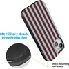 image:imageCasely iPhone 15 Case  Sunday in Brooklyn  Chocolate Blue Stripes  Bold Protective Design  Compatible with MagSafe