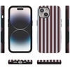 image:imageCasely iPhone 15 Case  Sunday in Brooklyn  Chocolate Blue Stripes  Bold Protective Design  Compatible with MagSafe