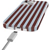 image:imageCasely iPhone 15 Case  Sunday in Brooklyn  Chocolate Blue Stripes  Compatible with MagSafe  Classic Ultra Slim Design