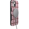 image:imageCasely iPhone 15 Case  Uptown Gridlock  Pink Checkerboard  Bold Protective Design  Compatible with MagSafe