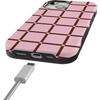 image:imageCasely iPhone 15 Case  Uptown Gridlock  Pink Checkerboard  Bold Protective Design  Compatible with MagSafe