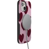 image:imageCasely iPhone 15 Case  Whole Lotta Love  Plum Hearts  Bold Protective Design  MagSafe Compatible Design