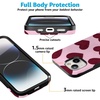 image:imageCasely iPhone 15 Case  Whole Lotta Love  Plum Hearts  Bold Protective Design  MagSafe Compatible Design