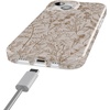 image:imageCasely iPhone 15 Case  Wild at Heart  Tiger  Compatible with MagSafe  Classic Ultra Thin DesignBeige Garden  Neutral Floral