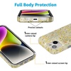 image:imageCasely iPhone 15 Case  Wild at Heart  Tiger  Compatible with MagSafe  Classic Ultra Thin DesignBoho Blooms  Golden Floral