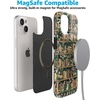 image:imageCasely iPhone 15 Case  Wild at Heart  Tiger  Compatible with MagSafe  Classic Ultra Thin DesignBook Nook  Floral Library