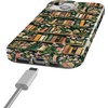 image:imageCasely iPhone 15 Case  Wild at Heart  Tiger  Compatible with MagSafe  Classic Ultra Thin DesignBook Nook  Floral Library