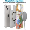 image:imageCasely iPhone 15 Case  Wild at Heart  Tiger  Compatible with MagSafe  Classic Ultra Thin DesignBotanical Blooms  Floral Patchwork