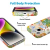 image:imageCasely iPhone 15 Case  Wild at Heart  Tiger  Compatible with MagSafe  Classic Ultra Thin DesignBotanical Blooms  Floral Patchwork