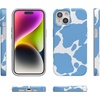 image:imageCasely iPhone 15 Case  Wild at Heart  Tiger  Compatible with MagSafe  Classic Ultra Thin DesignCurrent MOOd  Light Blue Cow Print