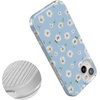 image:imageCasely iPhone 15 Case  Wild at Heart  Tiger  Compatible with MagSafe  Classic Ultra Thin DesignDaisy Daydream  Baby Blue Floral