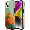 image:imageCasely iPhone 15 Case  Wild at Heart  Tiger  Compatible with MagSafe  Classic Ultra Thin DesignEndless Peaks  Colorblock Mountain
