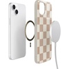 image:imageCasely iPhone 15 Case  Wild at Heart  Tiger  Compatible with MagSafe  Classic Ultra Thin DesignFit Check  Neutral Checkerboard