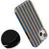 image:imageCasely iPhone 15 Case  Wild at Heart  Tiger  Compatible with MagSafe  Classic Ultra Thin DesignGo New York  Blue  Orange Stripes