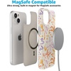 image:imageCasely iPhone 15 Case  Wild at Heart  Tiger  Compatible with MagSafe  Classic Ultra Thin DesignHibiscus Blooms  Hawaiian Floral