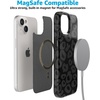 image:imageCasely iPhone 15 Case  Wild at Heart  Tiger  Compatible with MagSafe  Classic Ultra Thin DesignInto the Wild  Black Leopard