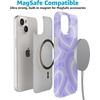 image:imageCasely iPhone 15 Case  Wild at Heart  Tiger  Compatible with MagSafe  Classic Ultra Thin DesignLove Song  Lavender Heart