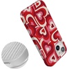 image:imageCasely iPhone 15 Case  Wild at Heart  Tiger  Compatible with MagSafe  Classic Ultra Thin DesignLove Song Remix  Ombre Hearts