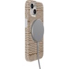 image:imageCasely iPhone 15 Case  Wild at Heart  Tiger  Compatible with MagSafe  Classic Ultra Thin DesignMocha Ripple  Brown Waves Case
