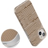 image:imageCasely iPhone 15 Case  Wild at Heart  Tiger  Compatible with MagSafe  Classic Ultra Thin DesignMocha Ripple  Brown Waves Case