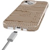 image:imageCasely iPhone 15 Case  Wild at Heart  Tiger  Compatible with MagSafe  Classic Ultra Thin DesignMocha Ripple  Brown Waves Case