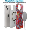 image:imageCasely iPhone 15 Case  Wild at Heart  Tiger  Compatible with MagSafe  Classic Ultra Thin DesignPainted Flowers  Frida Kahlo Floral