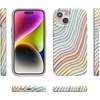 image:imageCasely iPhone 15 Case  Wild at Heart  Tiger  Compatible with MagSafe  Classic Ultra Thin DesignRide The Wave  Pastel Rainbow Lined