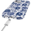 image:imageCasely iPhone 15 Case  Wild at Heart  Tiger  Compatible with MagSafe  Classic Ultra Thin DesignRose to Fame  Blue  White Rose Floral
