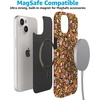 image:imageCasely iPhone 15 Case  Wild at Heart  Tiger  Compatible with MagSafe  Classic Ultra Thin DesignRustic Roses  Boho Bouquet