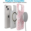image:imageCasely iPhone 15 Case  Wild at Heart  Tiger  Compatible with MagSafe  Classic Ultra Thin DesignSealed with a Kiss  Pink Lipstick