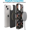 image:imageCasely iPhone 15 Case  Wild at Heart  Tiger  Compatible with MagSafe  Classic Ultra Thin DesignSecret Garden  Mixed Floral
