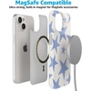 image:imageCasely iPhone 15 Case  Wild at Heart  Tiger  Compatible with MagSafe  Classic Ultra Thin DesignStars Align  Blue  White Stars