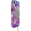 image:imageCasely iPhone 15 Case  Wild at Heart  Tiger  Compatible with MagSafe  Classic Ultra Thin DesignTie Dying Over You  Purple Marble