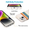 image:imageCasely iPhone 15 Case  Wild at Heart  Tiger  Compatible with MagSafe  Classic Ultra Thin DesignTotally Groovy  Rainbow Stripes Color Block