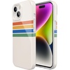 image:imageCasely iPhone 15 Case  Wild at Heart  Tiger  Compatible with MagSafe  Classic Ultra Thin DesignTotally Groovy  Rainbow Stripes Color Block